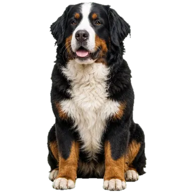 伯恩山犬数字形象示例